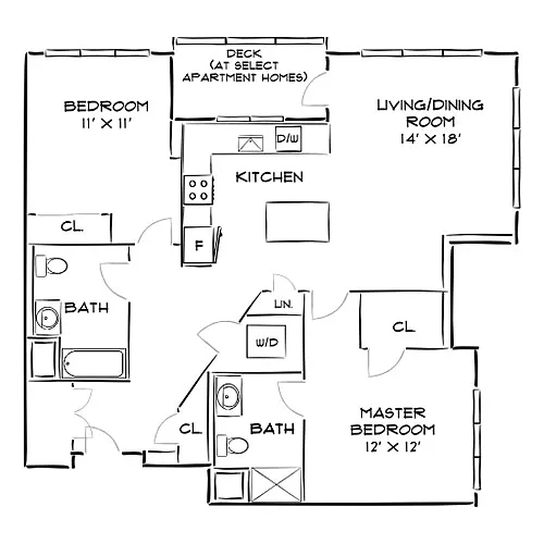 Floor plan Design 2O - W