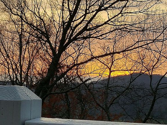 Sunset from upper deck