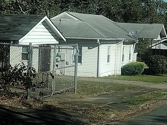 Rear of property