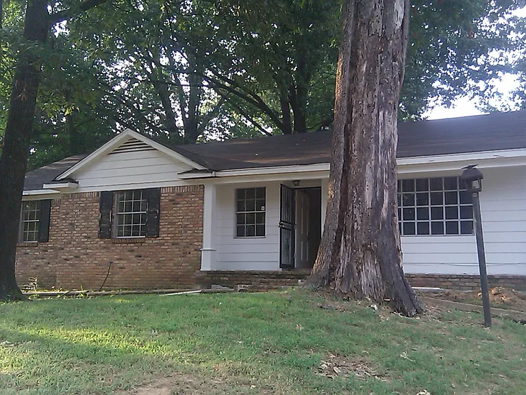 Front (new roof not shown)