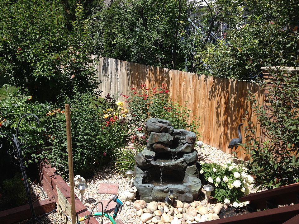 Water feature in Back