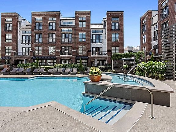 Resort-style, saltwater pool with heated spa