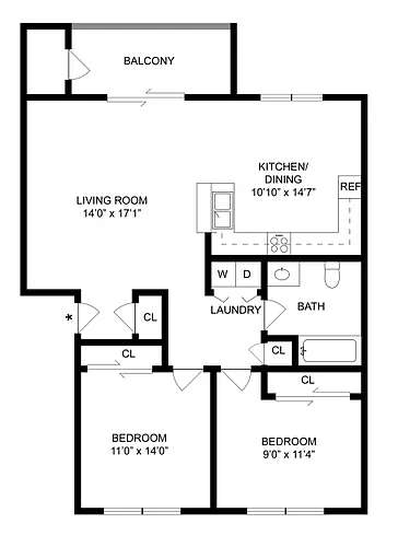 Floor plan Whitby