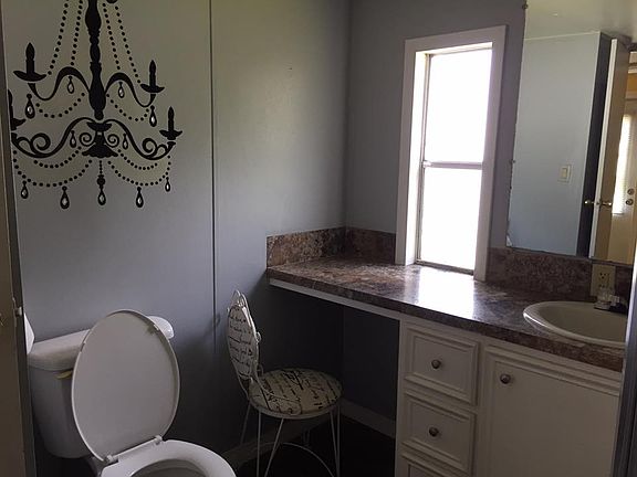 Newly redone bathroom.