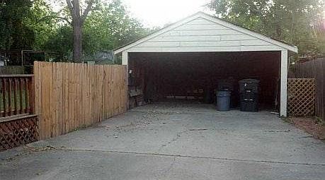 Great storage in the garage.