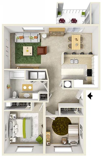Floor plan The Cedar