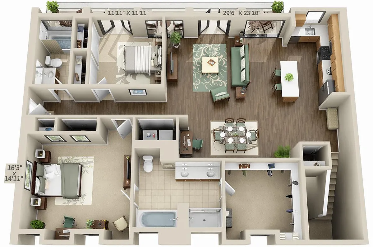 Floor plan Poseidon