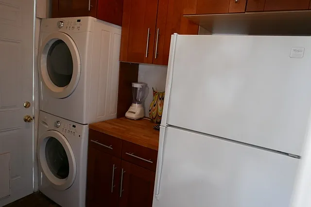 in-unit laundry room