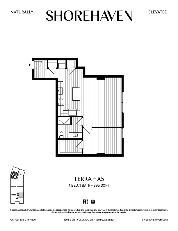 Floor plan Terra - A5