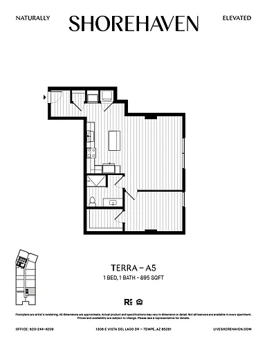 Floor plan Terra - A5
