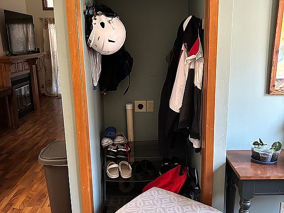 Closet or washer/dryer area