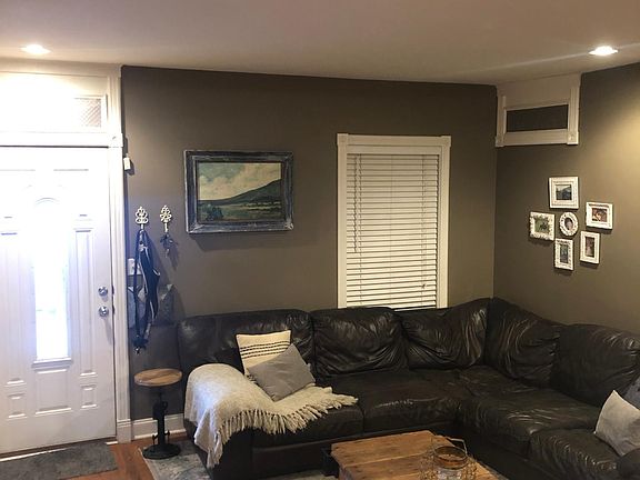 Living and front door