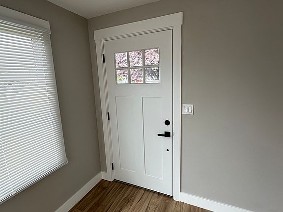 Front door view from Living Room.