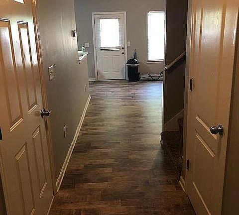 Entryway with new flooring
