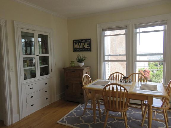 Dining area with views to the water