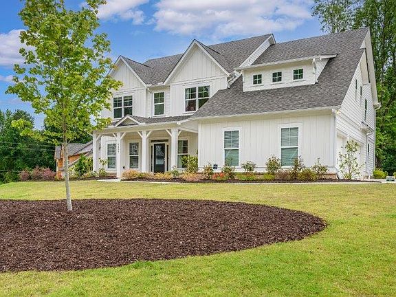 Westport. New Construction. Representation of Home. Actual home with have front-entry garage.