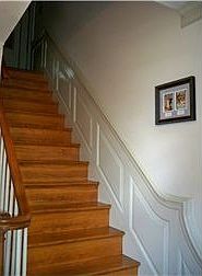 Staircase with Wainscoting