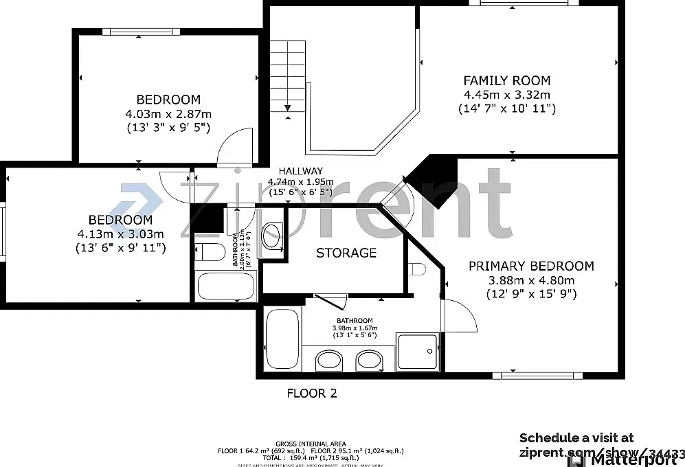 3 bed, 2.5 bath, 1715 sqft, $2,195 — Photo 2