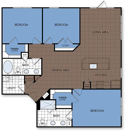 Floor plan D1