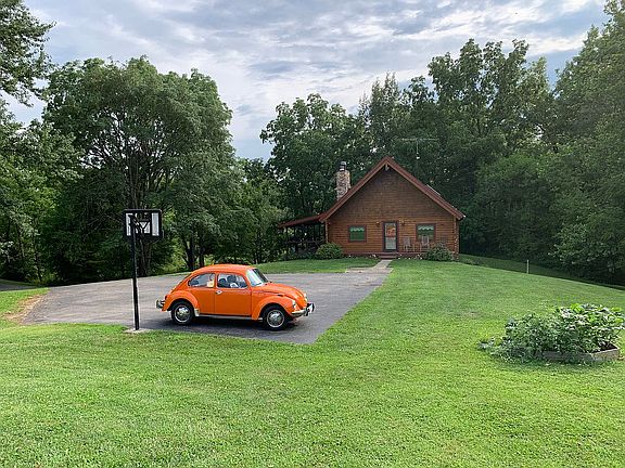 Log Cabin with parking area