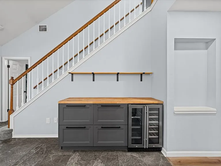 built-in beverage fridge