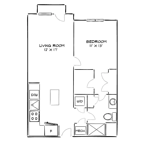 Floor plan Design 1A