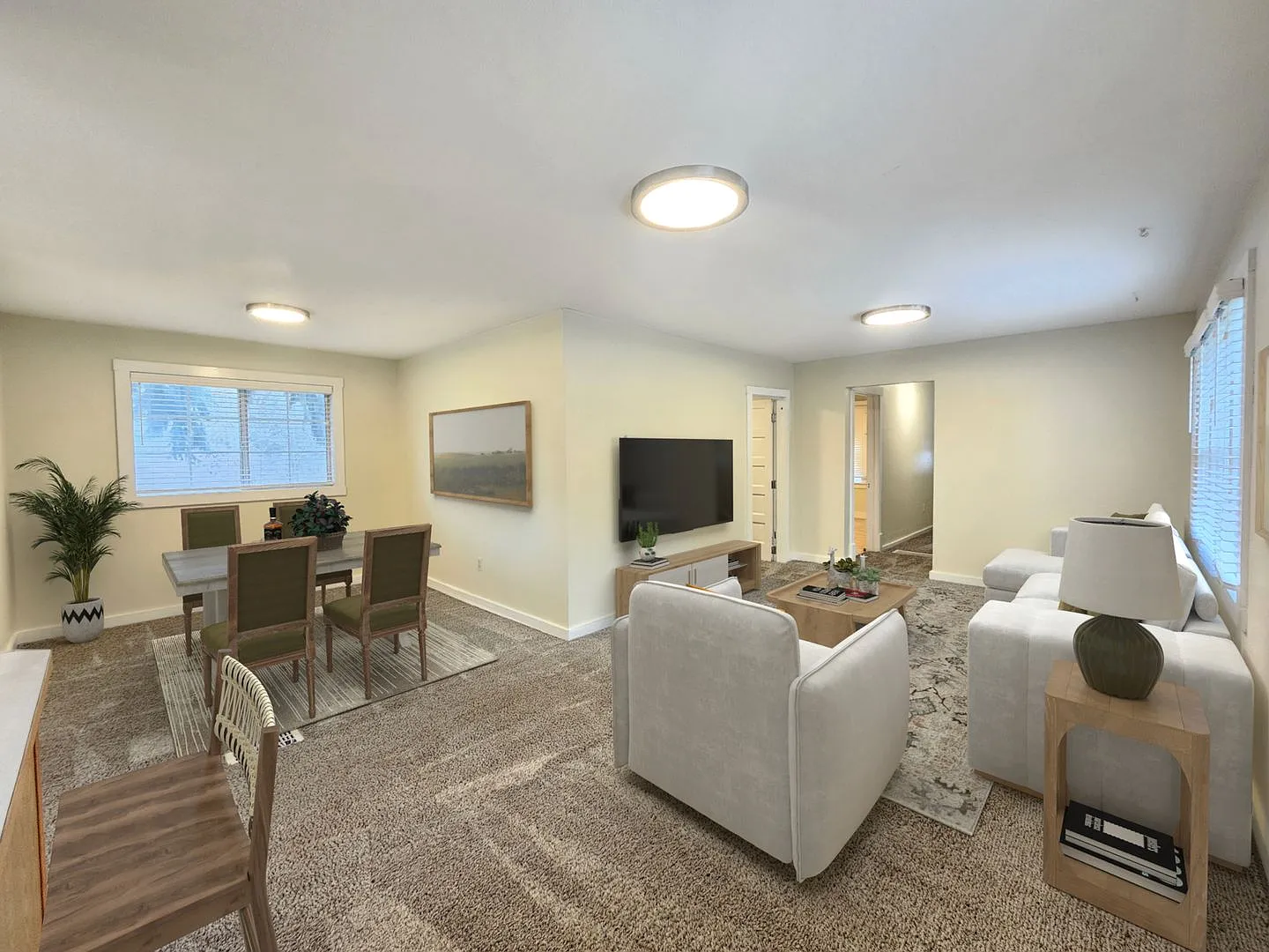 $1,795 - 2 Bed / 1 Bath Spacious House with New Carpet on a Large Lot in Latah Valley — Photo 4