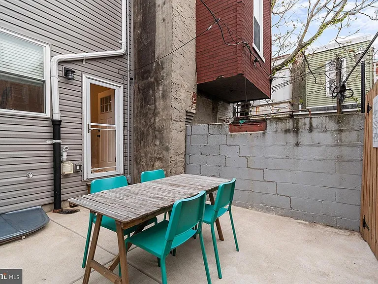 Charming urban patio retreat.