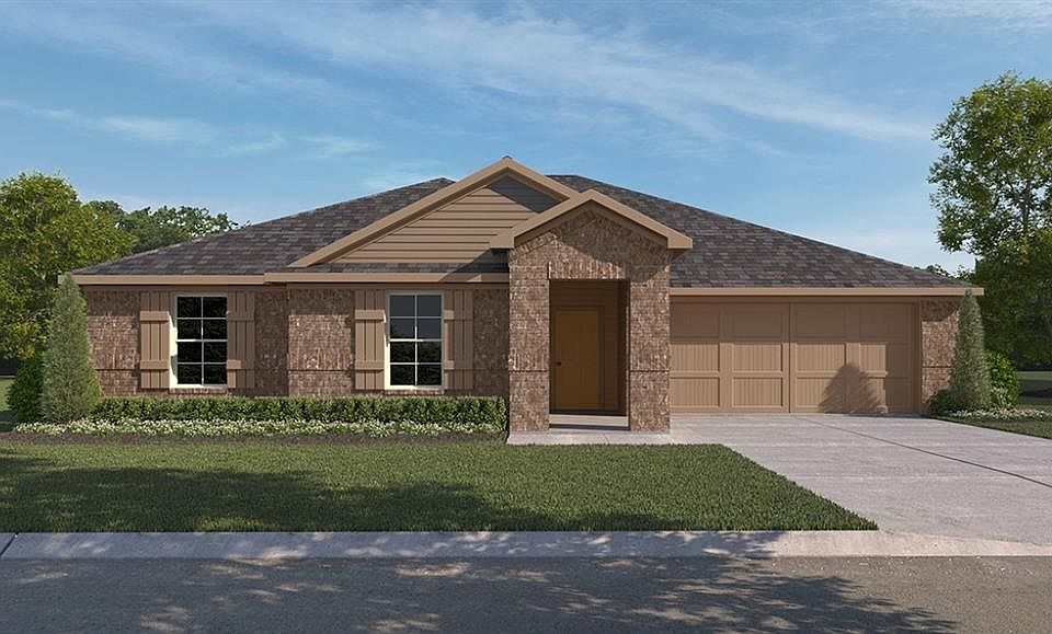 D.R. Horton Dean-Elevation A. All photos shown here may not depict the specified home & features included are for illustration purposes only
