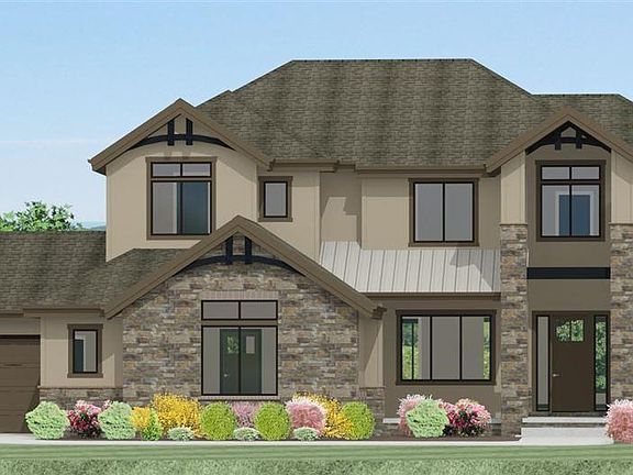 Architects rendering of home.  Colors may not be true