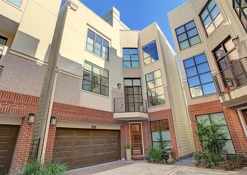 Beautiful free-standing contemporary home in The Museum District with 3 bedrooms and 3 Â½ baths has lots of surprising upgrades â like gorgeous decorative windows, a hidden study off the living room, and a roof top terrace!