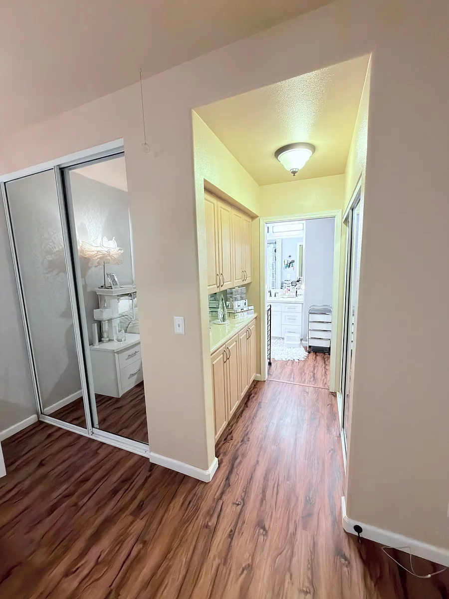 Lots Of Closet Space, hallway from master bedroom leading to master bathroom - 95-962 Wikao St