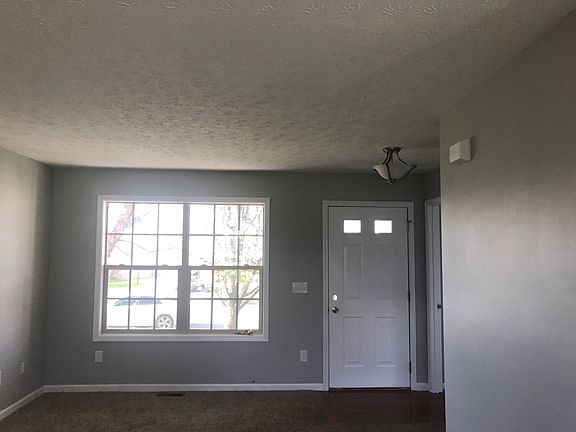Living room looking to road