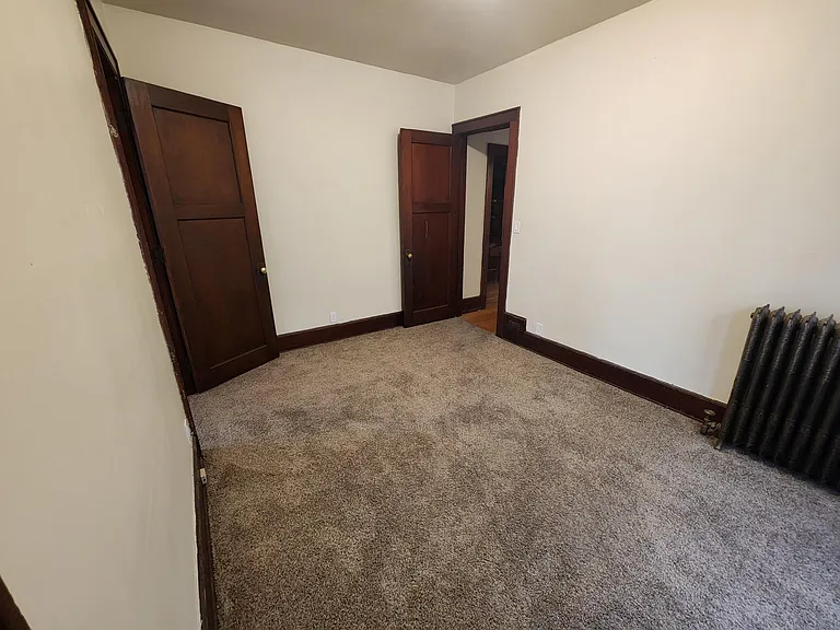 Large Bedroom #1 view from closet, note two entrances/exists for this room.