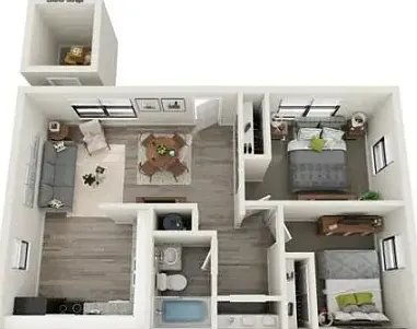 2 bedroom floor plan 2 bedroom floor plan