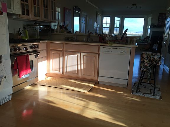 Wolf stove and open kitchen