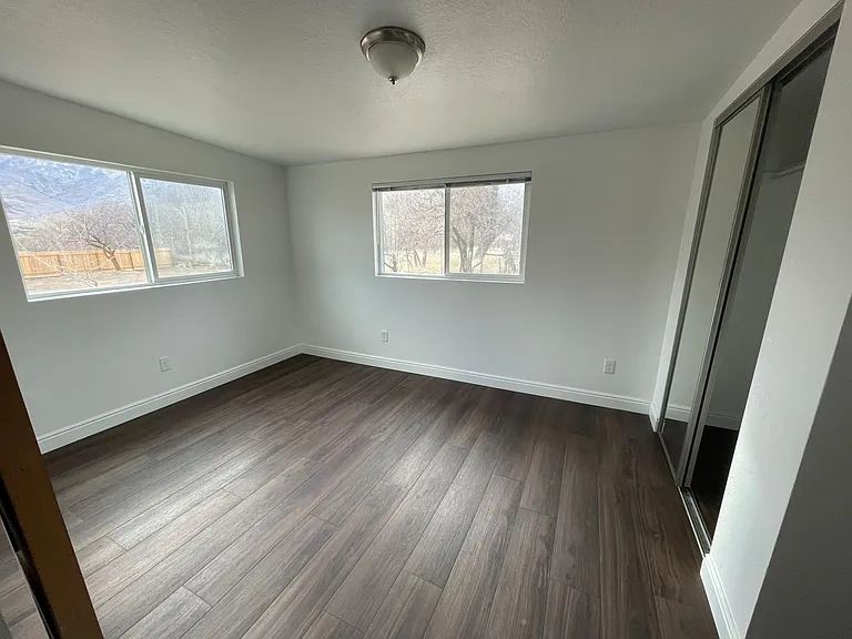 Upstairs mudroom with views of the mountains!! __