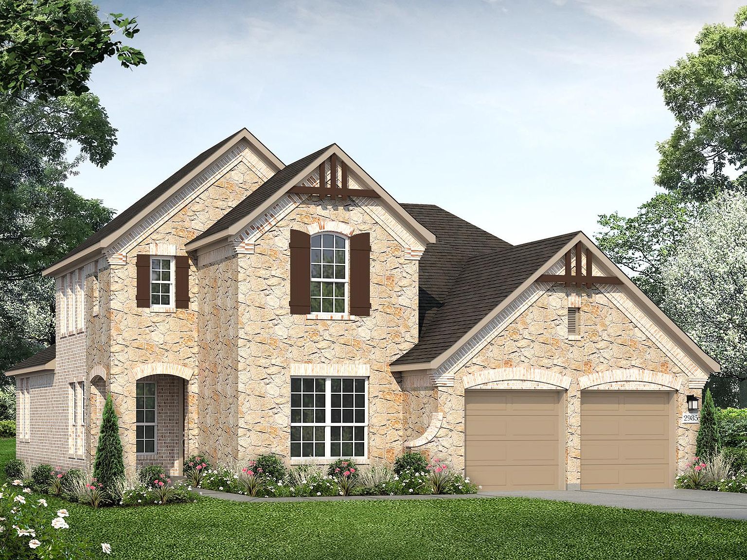 Plan 2985 Plan, Oaks at San Gabriel, TX 78628 Zillow