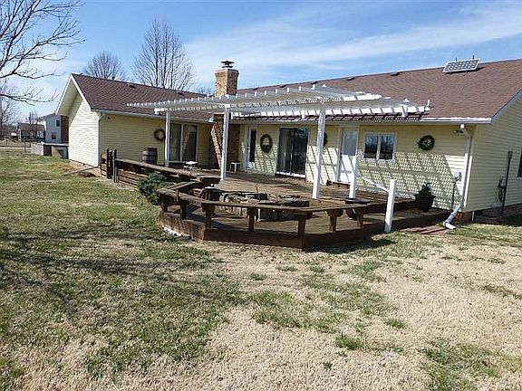 43' x 20' deck with fire pit