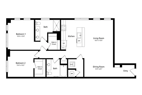 Floor plan B8
