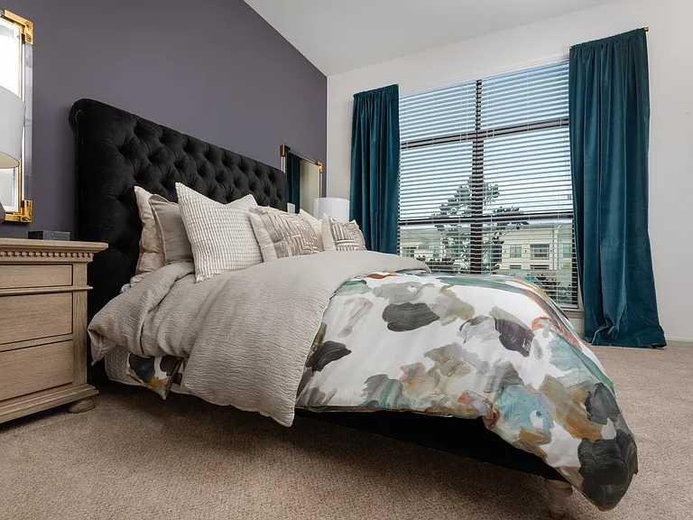 Cozy and Inviting Bedroom at The Hendry Apartments