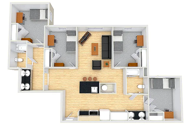 Floor plan Monroe