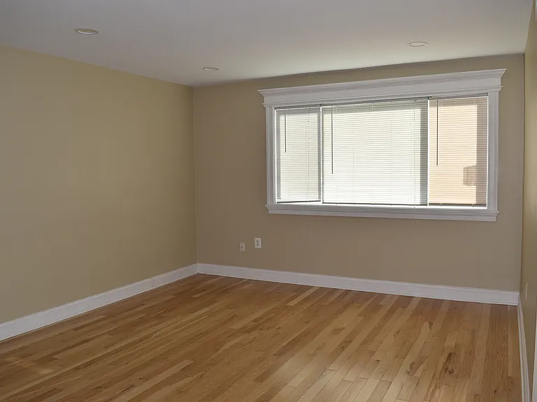 Living Room with blinds down