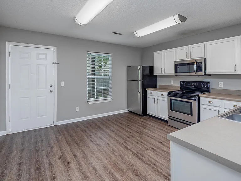 Kitchen with stainless appliances and ample counterspace