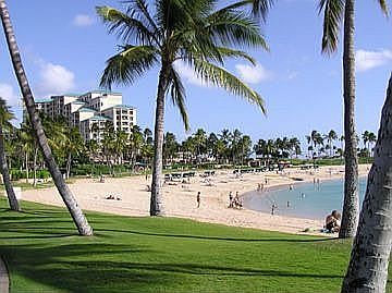1 of 4 lagoons in resort
