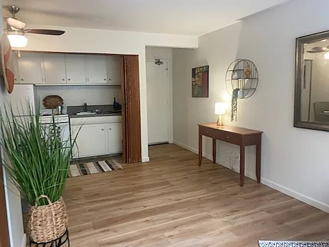 Hardwood Floor Studio Apartment