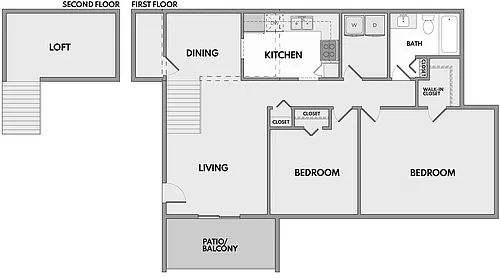 Floor plan The Birch Loft