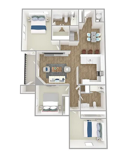Floor plan The Windsor Renovated