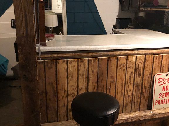 Bar in basement