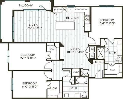 Floor plan C1